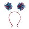 4th of July Pom Headband Independence Day Head Bopper Pom Party Headbands National Memorial Day Headbands Patriotic Headbands for Kids Adult Women Girls' Costume Accessories
